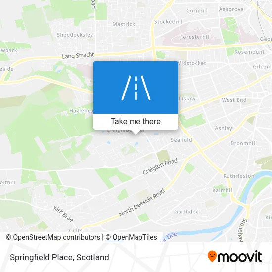 Springfield Place map