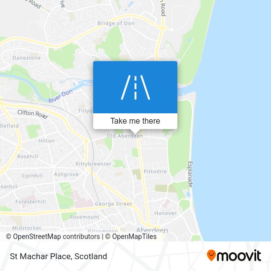 St Machar Place map
