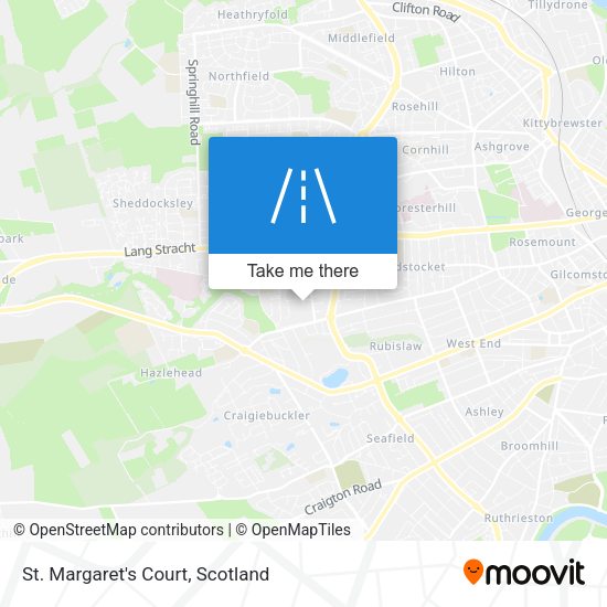 St. Margaret's Court map