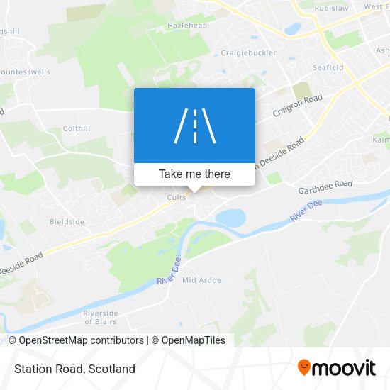 Station Road map