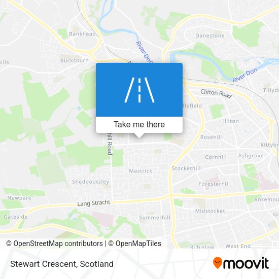 Stewart Crescent map