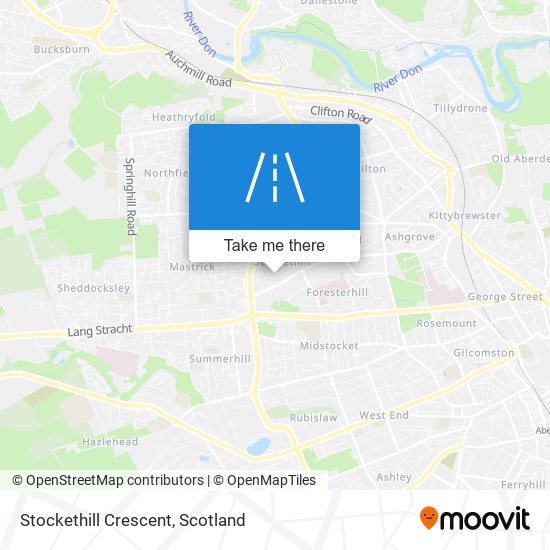 Stockethill Crescent map