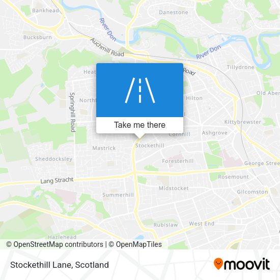 Stockethill Lane map