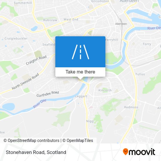 Stonehaven Road map