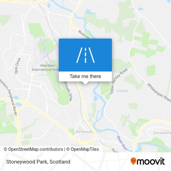 Stoneywood Park map