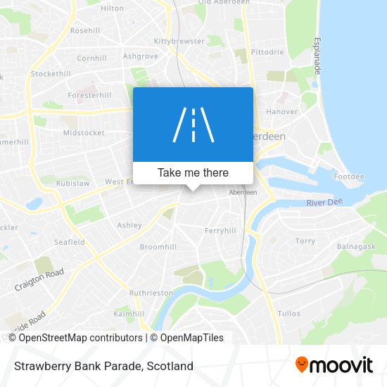 Strawberry Bank Parade map