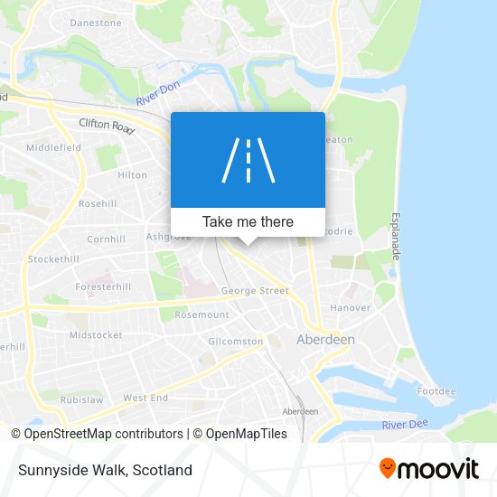 Sunnyside Walk map