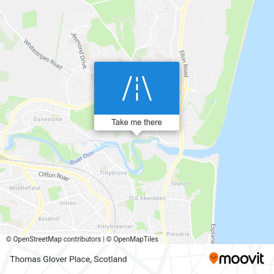 Thomas Glover Place map
