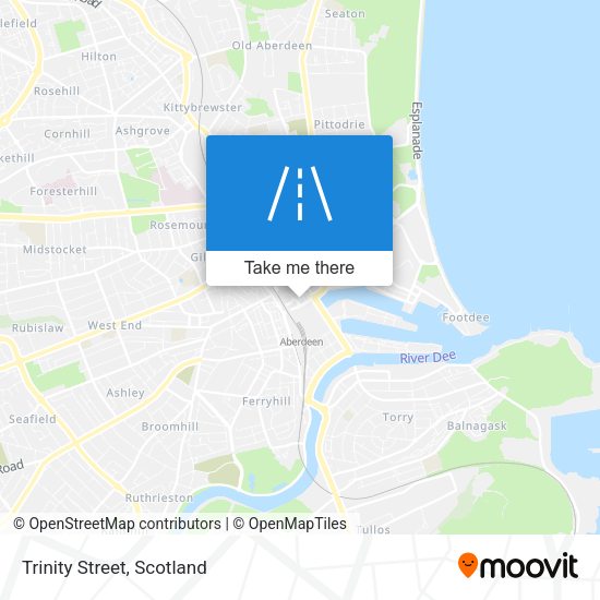 Trinity Street map