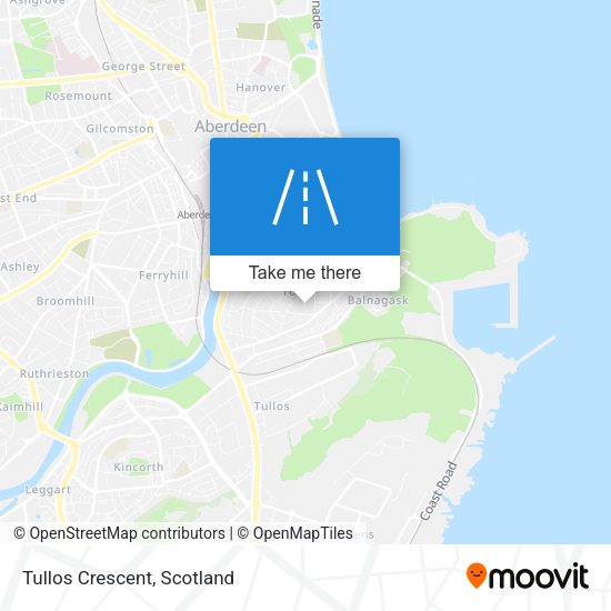 Tullos Crescent map