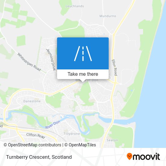 Turnberry Crescent map