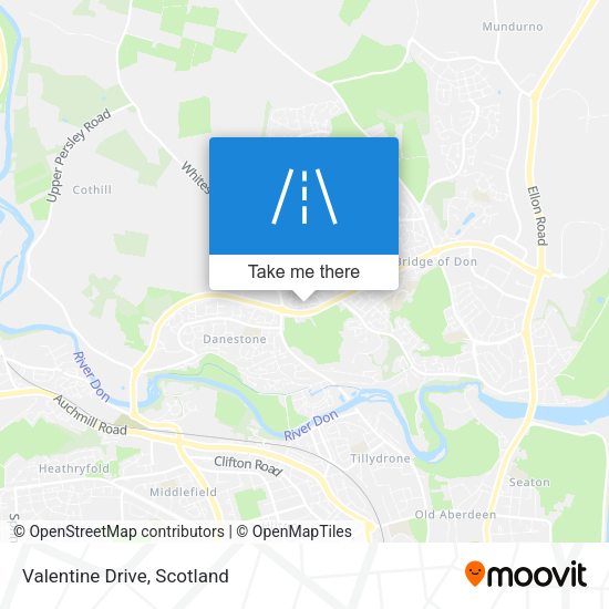 Valentine Drive map