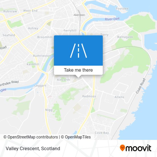 Valley Crescent map