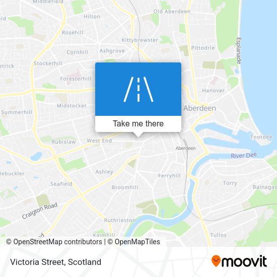 Victoria Street map