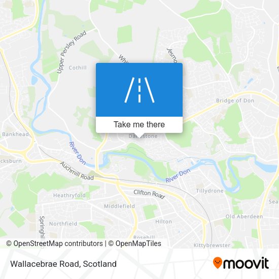 Wallacebrae Road map