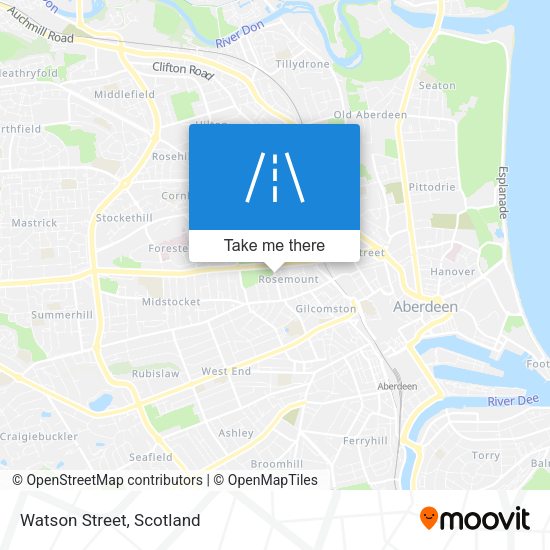 Watson Street map