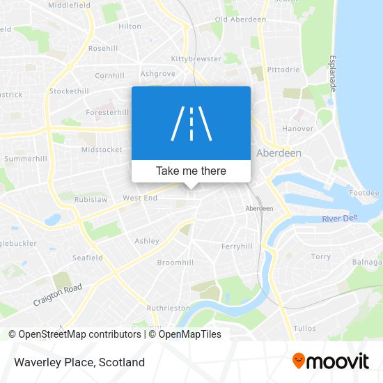 Waverley Place map
