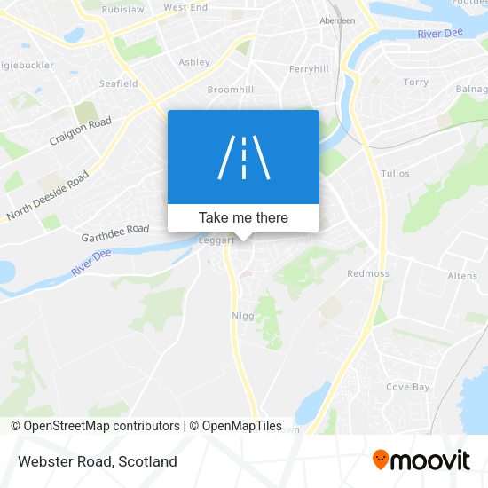 Webster Road map