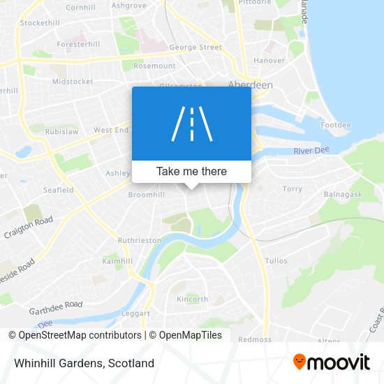 Whinhill Gardens map