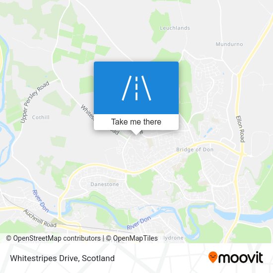Whitestripes Drive map