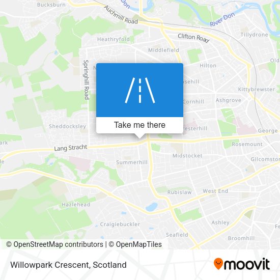 Willowpark Crescent map