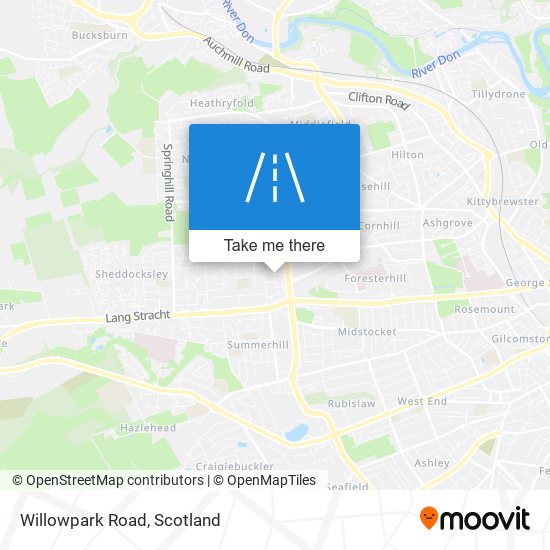 Willowpark Road map