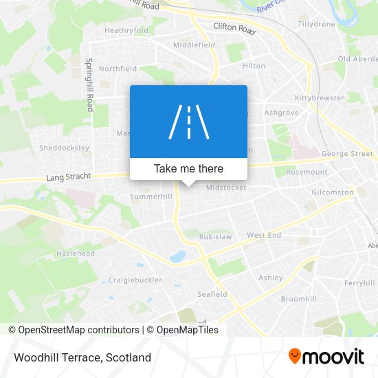 Woodhill Terrace map