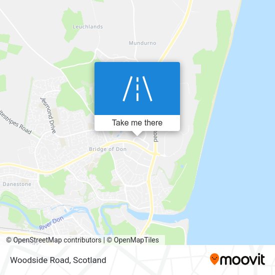 Woodside Road map