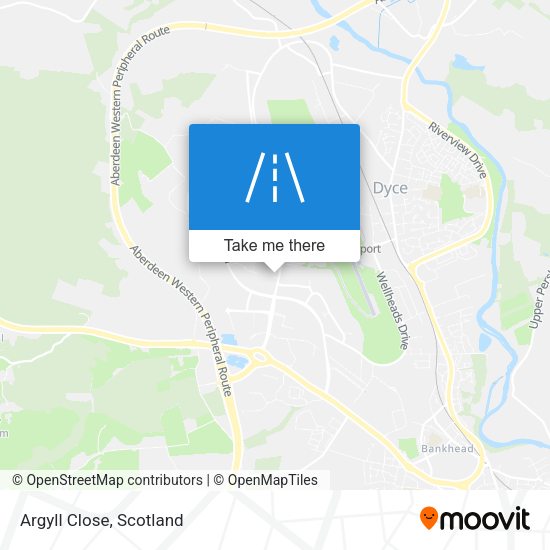 Argyll Close map