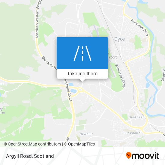 Argyll Road map