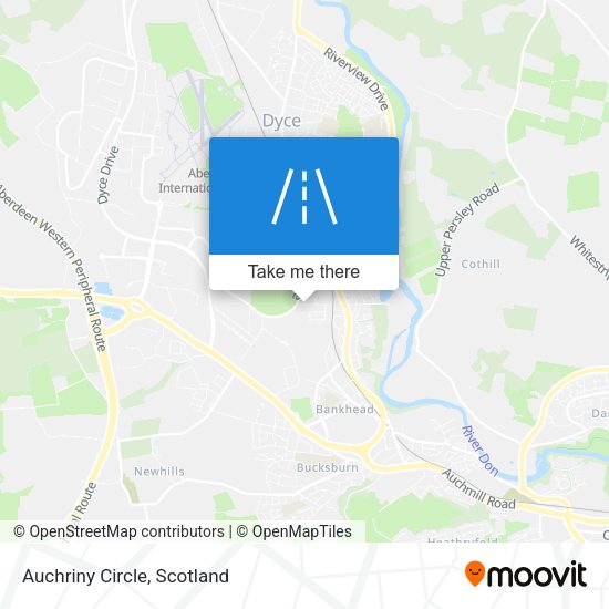 Auchriny Circle map