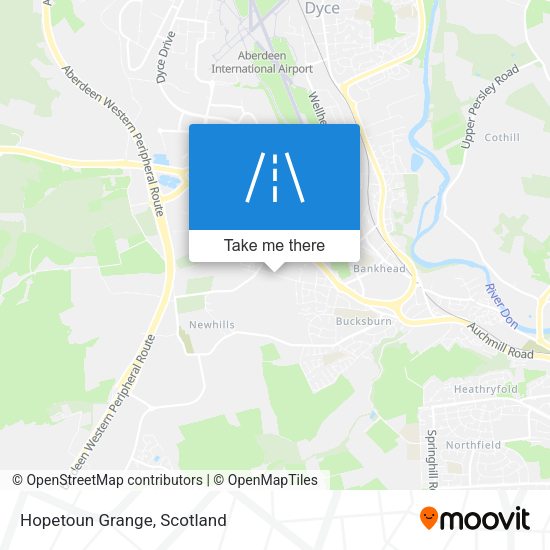 Hopetoun Grange map