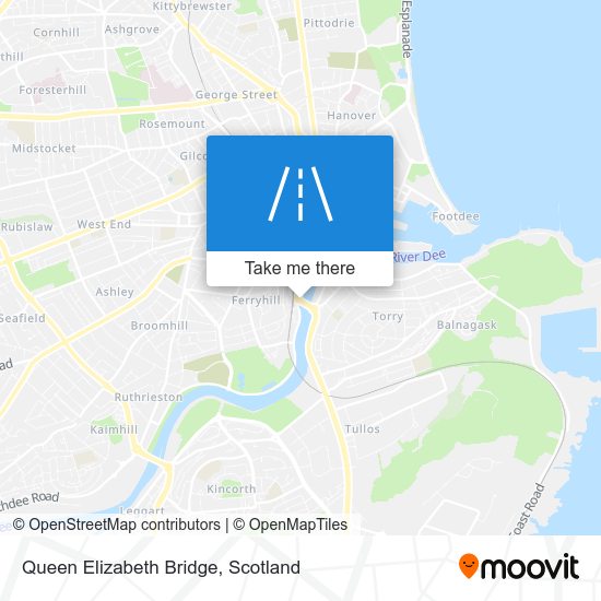 Queen Elizabeth Bridge map