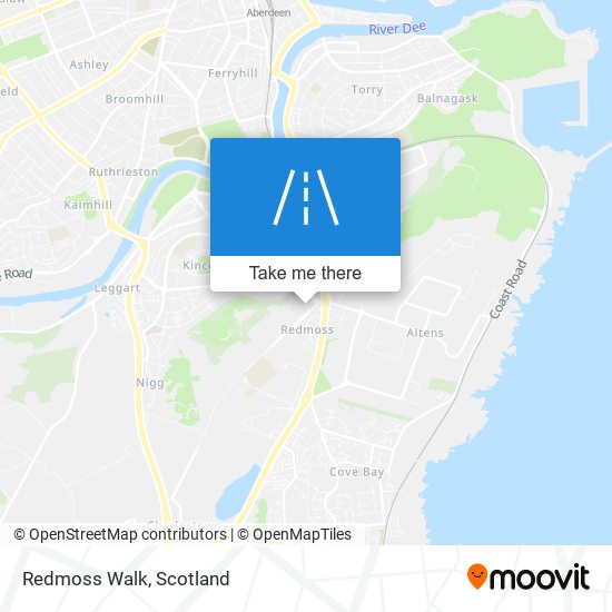 Redmoss Walk map