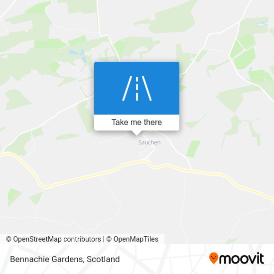 Bennachie Gardens map