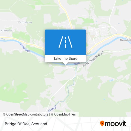 Bridge Of Dee map