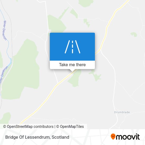 Bridge Of Lessendrum map