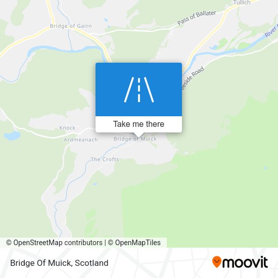 Bridge Of Muick map