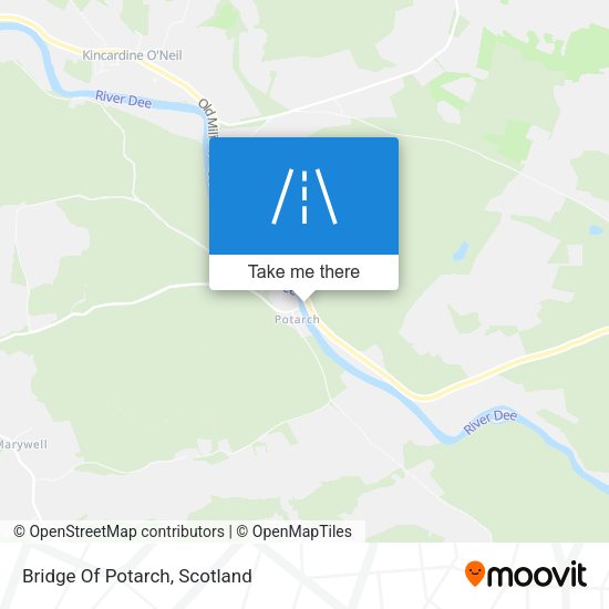 Bridge Of Potarch map
