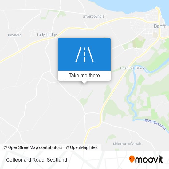 Colleonard Road map