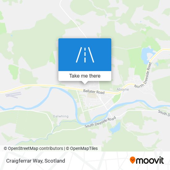 Craigferrar Way map