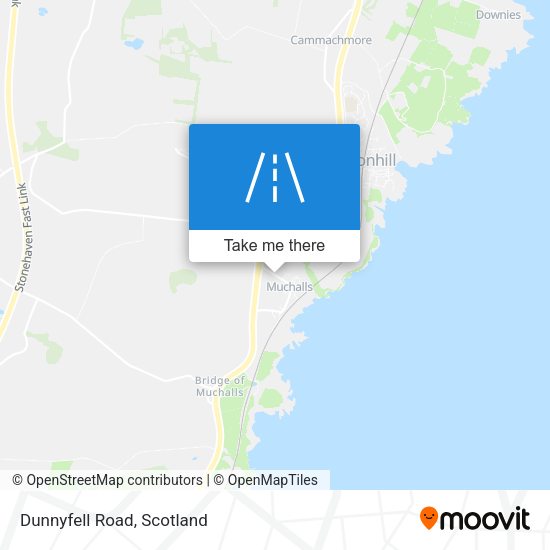 Dunnyfell Road map