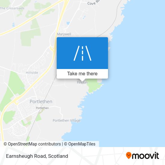 Earnsheugh Road map