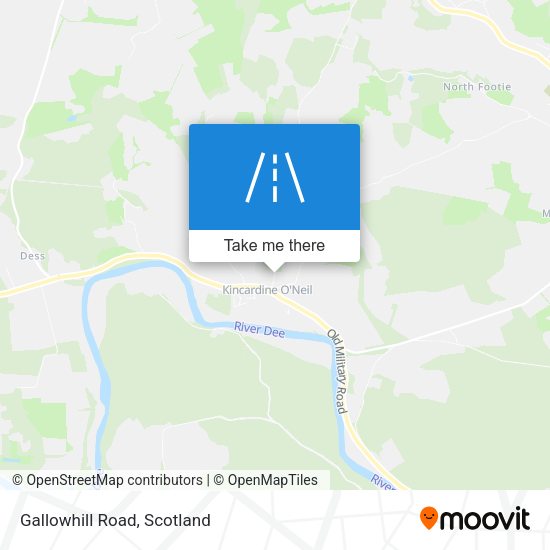 Gallowhill Road map