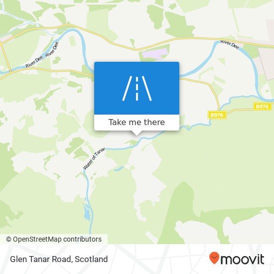 Glen Tanar Road map