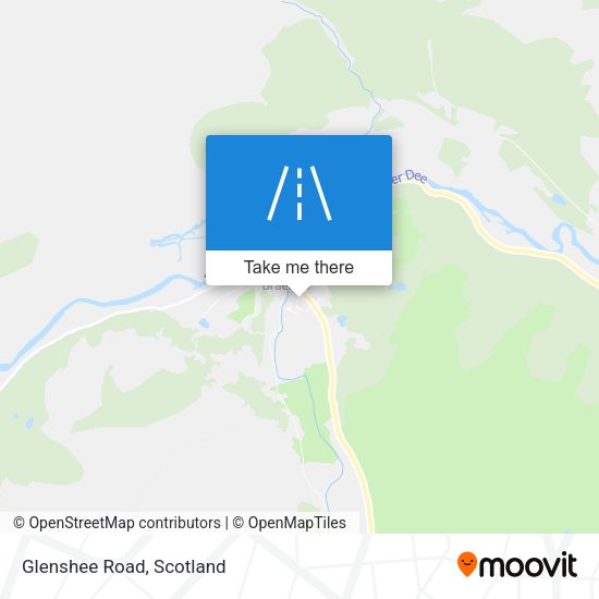 Glenshee Road map