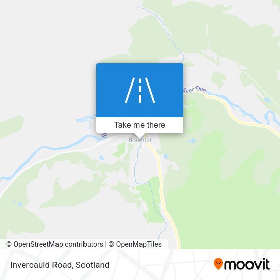 Invercauld Road map