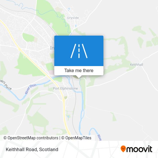 Keithhall Road map