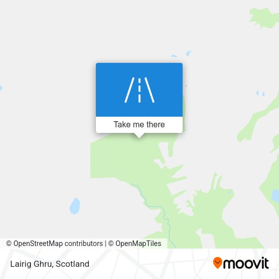 Lairig Ghru map