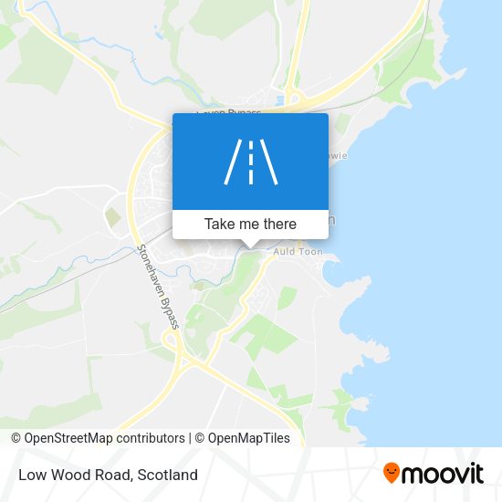 Low Wood Road map